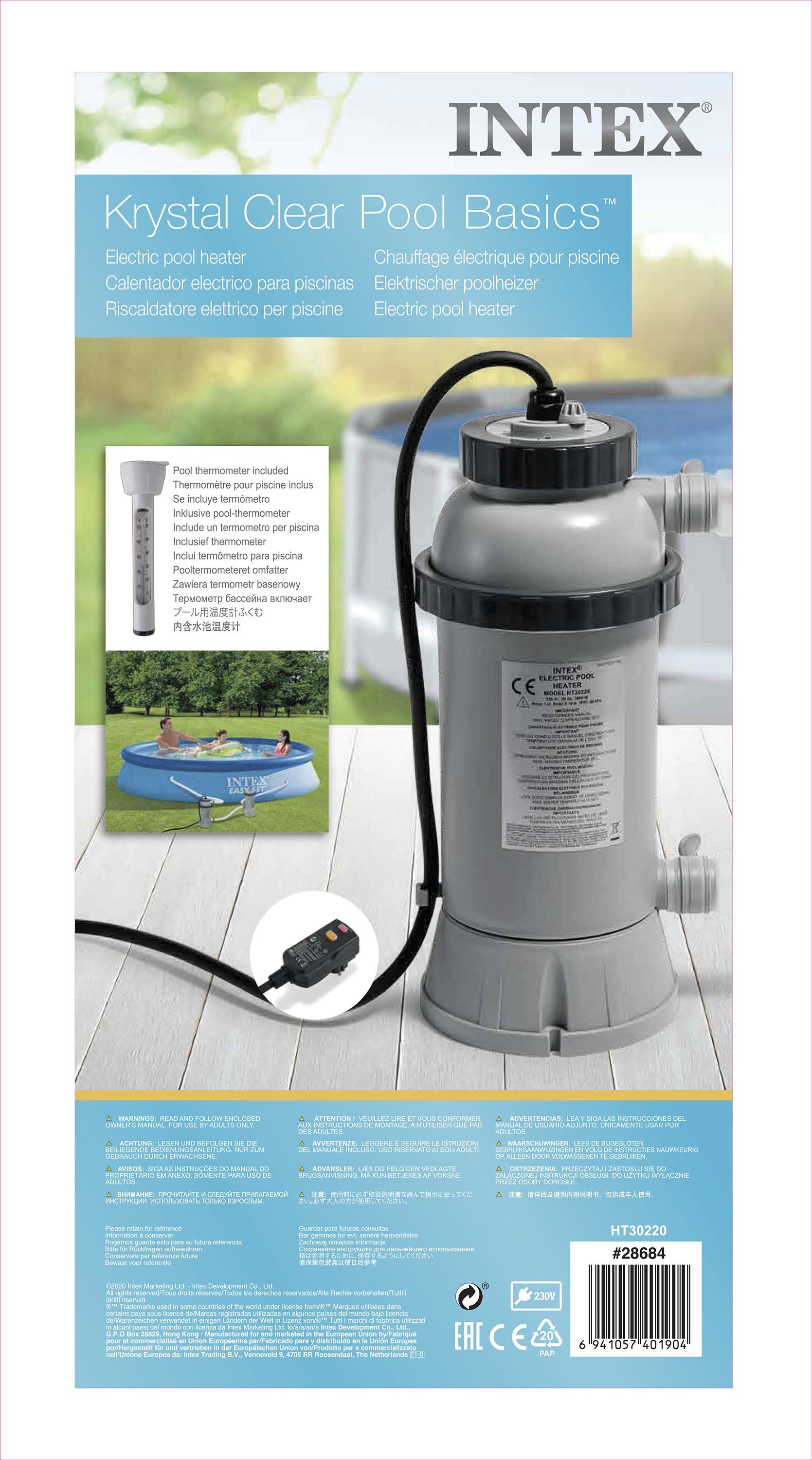 Intex Calentador Electrico Para Piscina 220-240V 28684