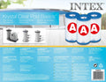 Intex Set 3 Pack Cartuchos Filtro Tipo A 29003