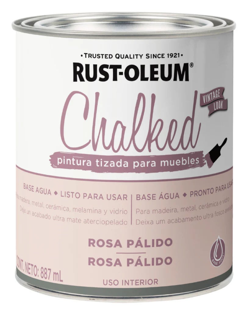 Rust-Oleum Chalked Rosa Palido 1Lt 311333