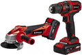 Einhell Kit Taladro + Esmeril 18V Inalambrico 4257238 Tc-Tk 18 Li Kit