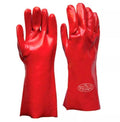 GUANTE PVC ROJO 35 CM 14 ACIDOS