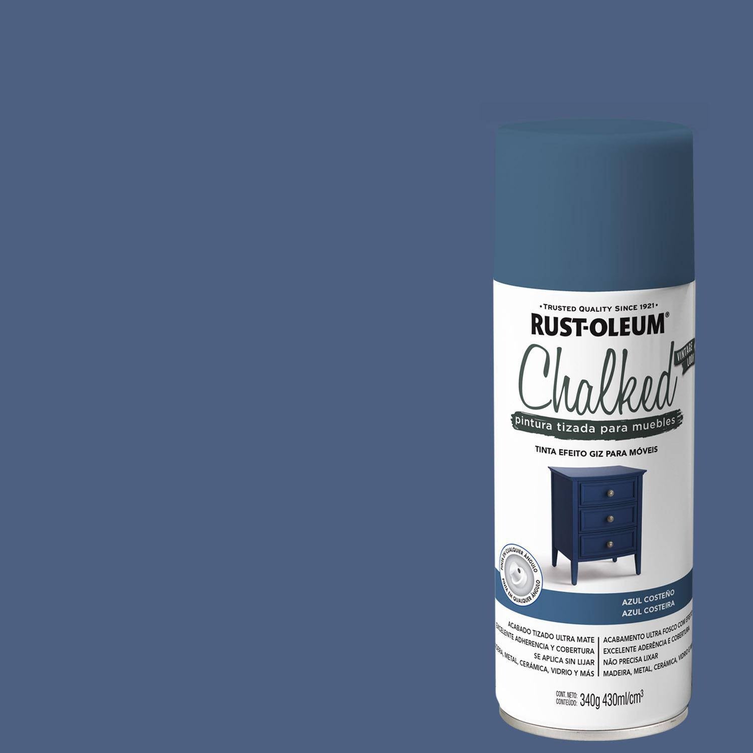Rust Spray Chalked Aerosol Azul Costeno 335350