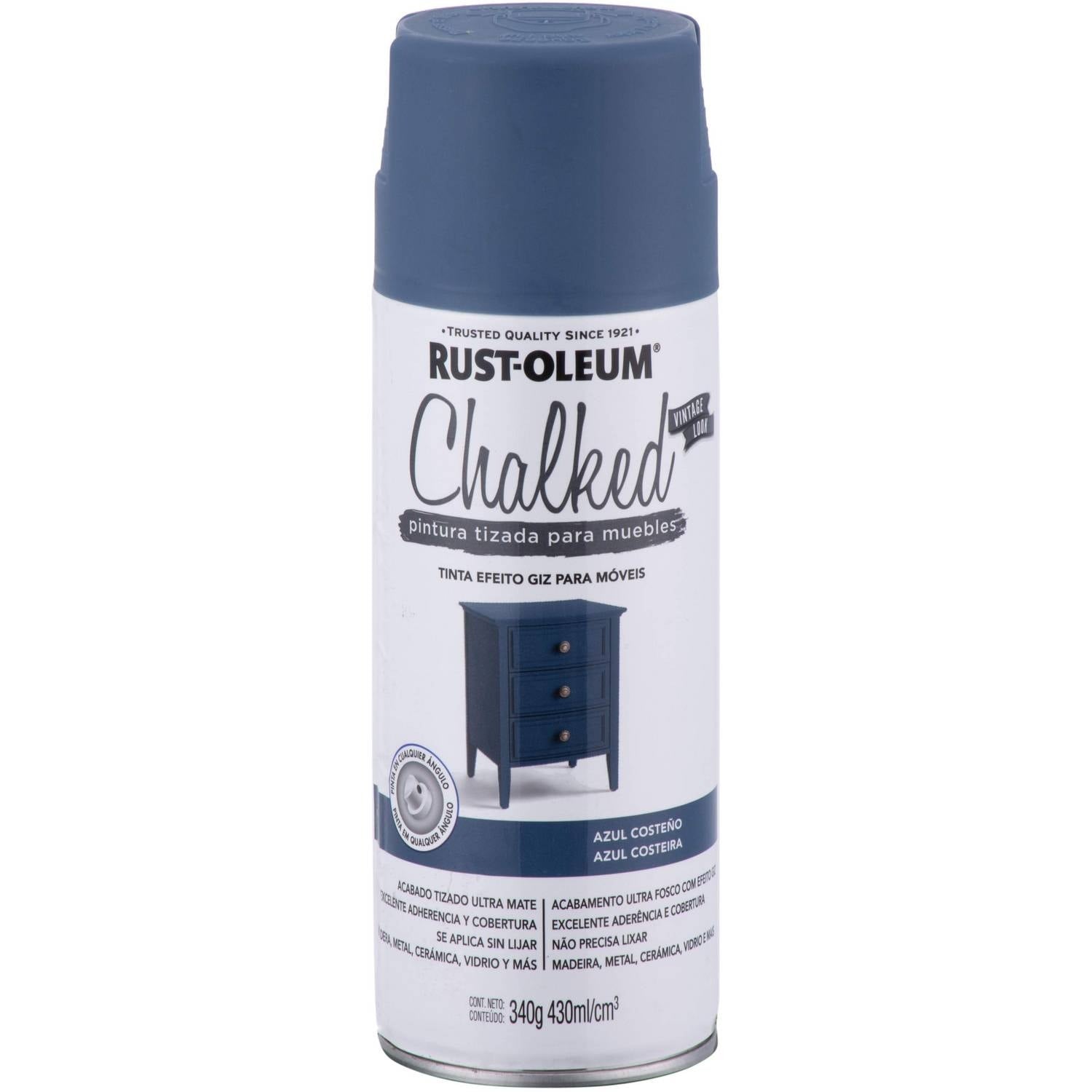 Rust Spray Chalked Aerosol Azul Costeno 335350
