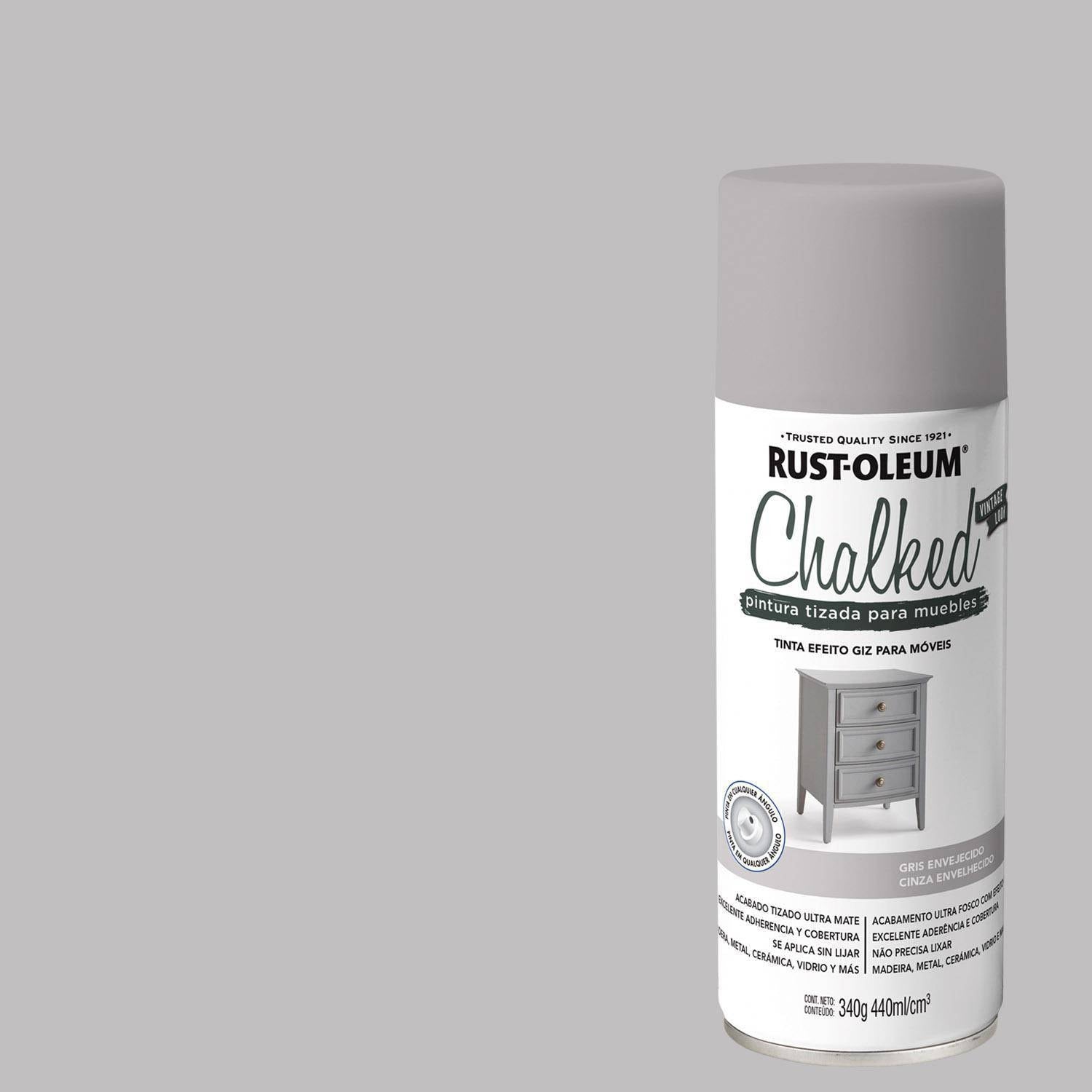 Rust Spray Chalked Aerosol Gris Envejecido 335346