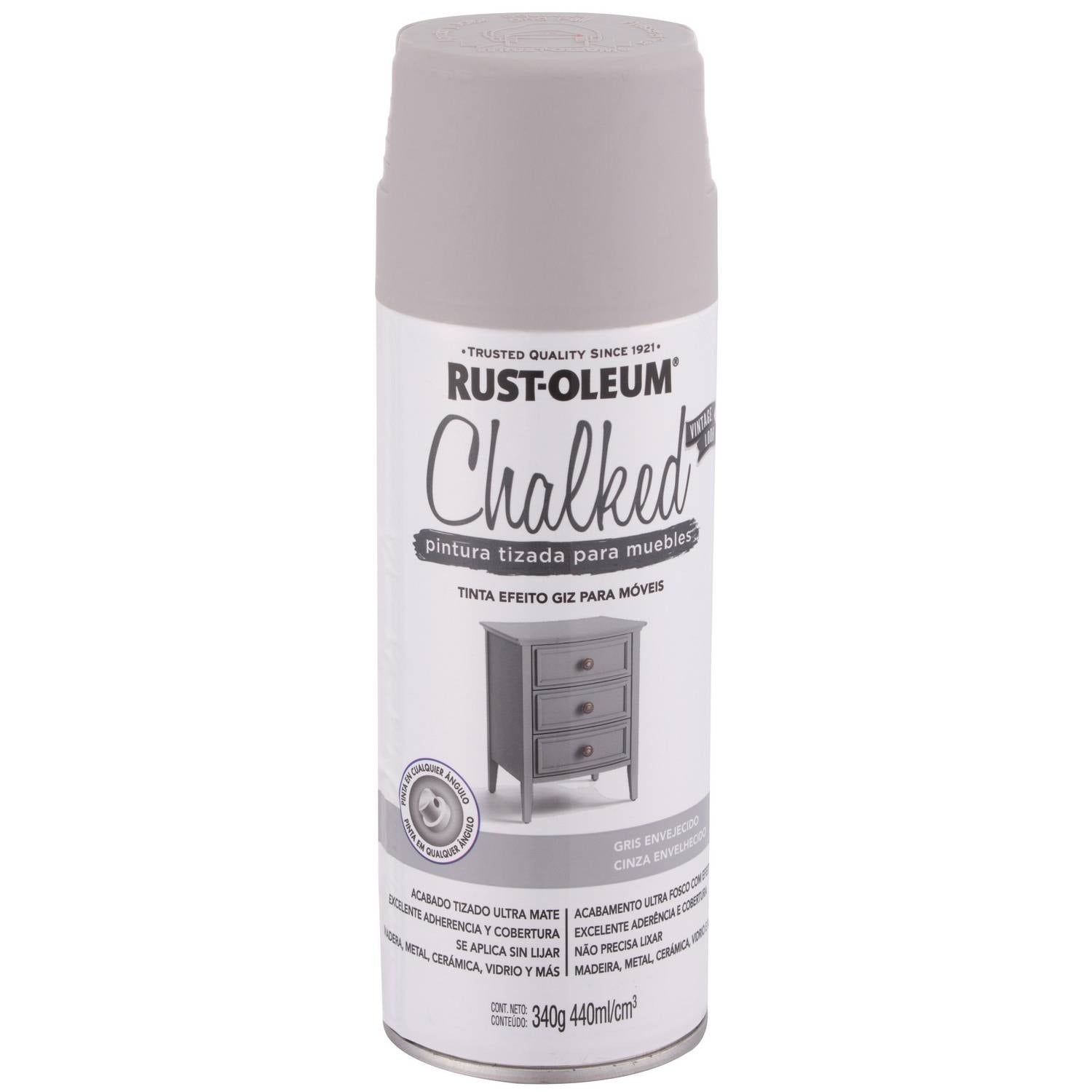 Rust Spray Chalked Aerosol Gris Envejecido 335346