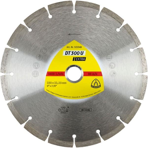 Klingspor Disco Diamantado Seg. 7" Dt300U 325347