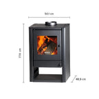 Bosca Estufa A Leña Gold 380 Charcoal