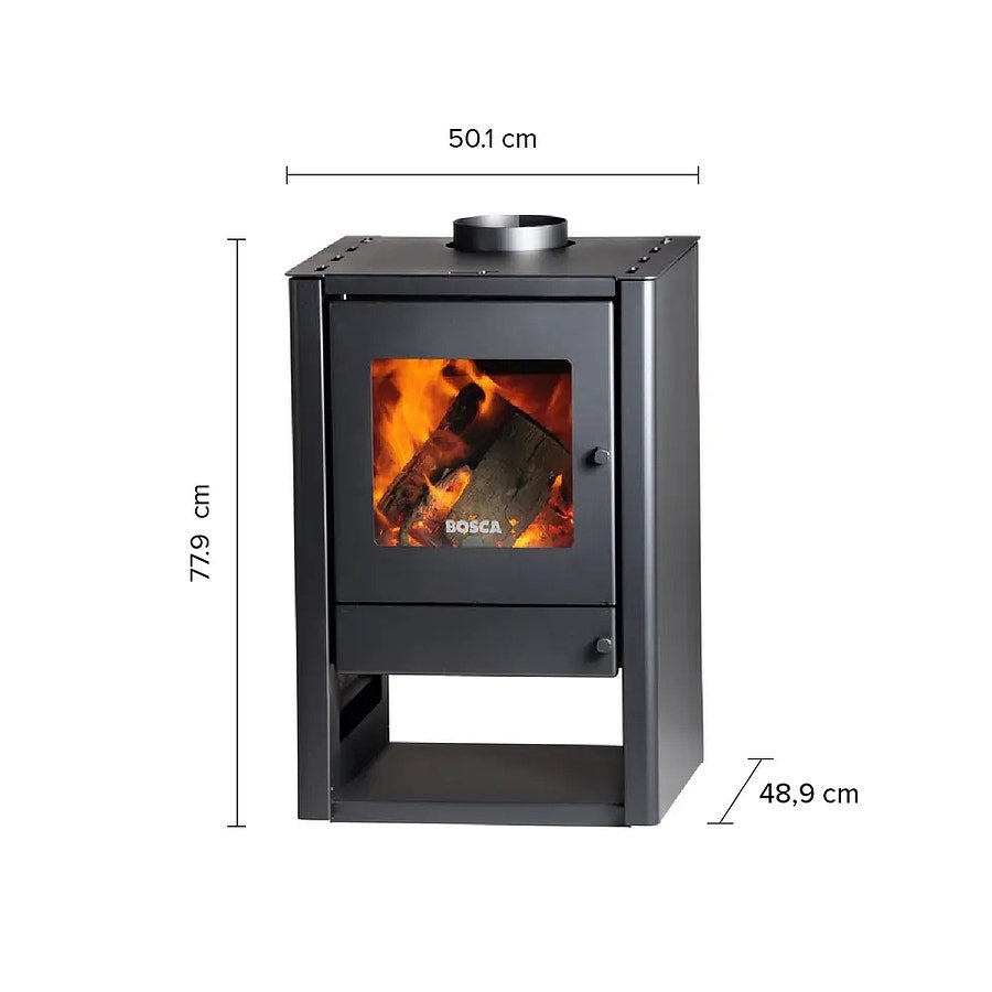 Bosca Estufa A Le&ntilde;a Gold 380 Charcoal