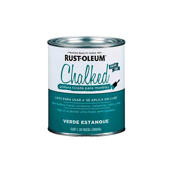 Rust-Oleum Chalked  Verde Estanque 337885 -1Lt