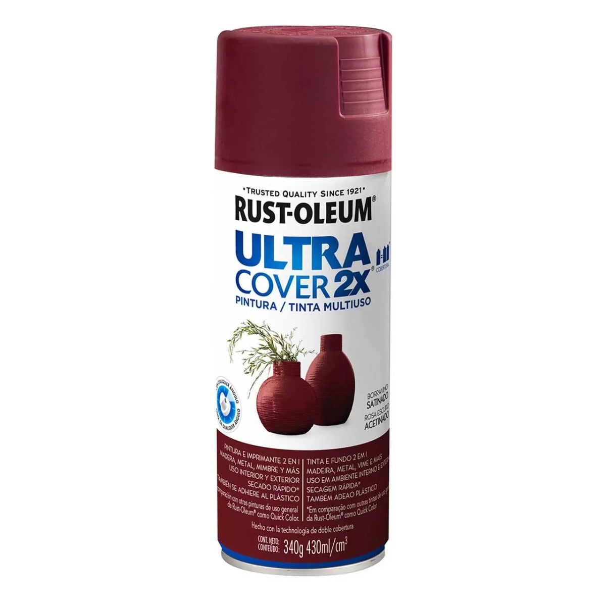 Rust-Oleum Spray Uc2X Borravino Satinado 351515