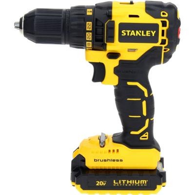Stanley Taladro Inal. 20V S/Carb. Sbd201S2K-B2C