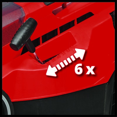 Einhell Cortacesped Inalambrica 6 Niveles 3413170 Ge-Cm 36/37 Li (2X3,0Ah)