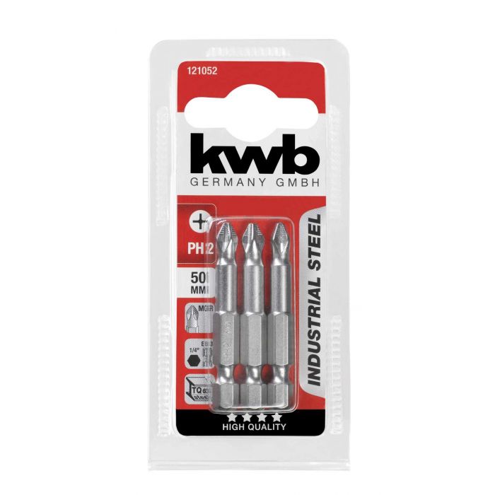 Kwb Set (3) Puntas Phillips Ph2 49121052