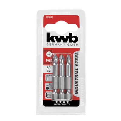 Kwb Set (3) Puntas Phillips Ph2 49121052