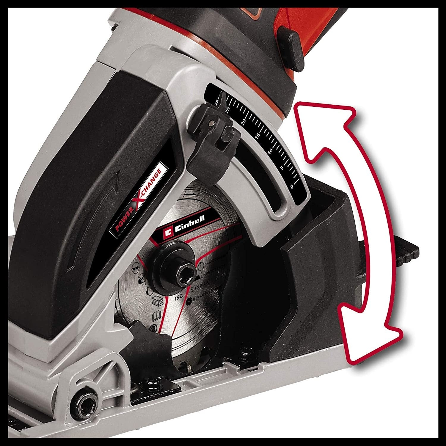 Einhell Mini Sierra Circular Inalambrica 18V 4331100 Te-Cs 18/89 Li - Solo
