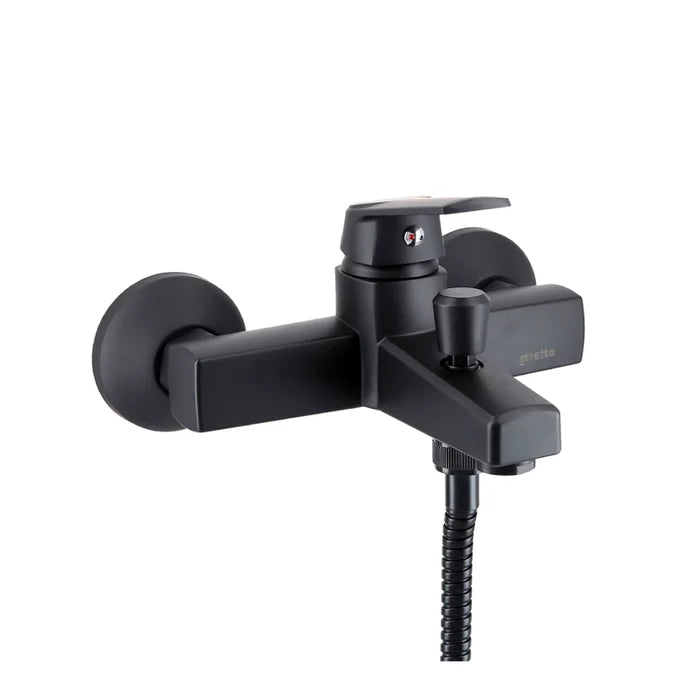 Stretto Monomando Tina Ducha Modena Negro 5203420