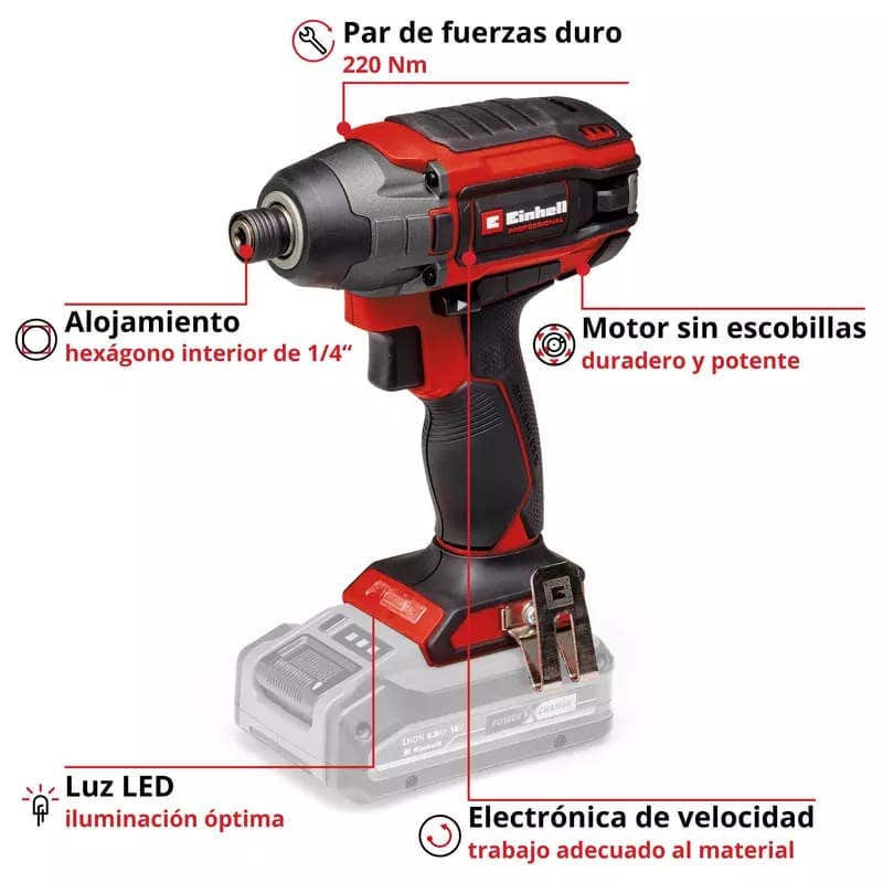 Einhell Atornillador Impacto Tp-ci 18/220 Li Bl 4510085