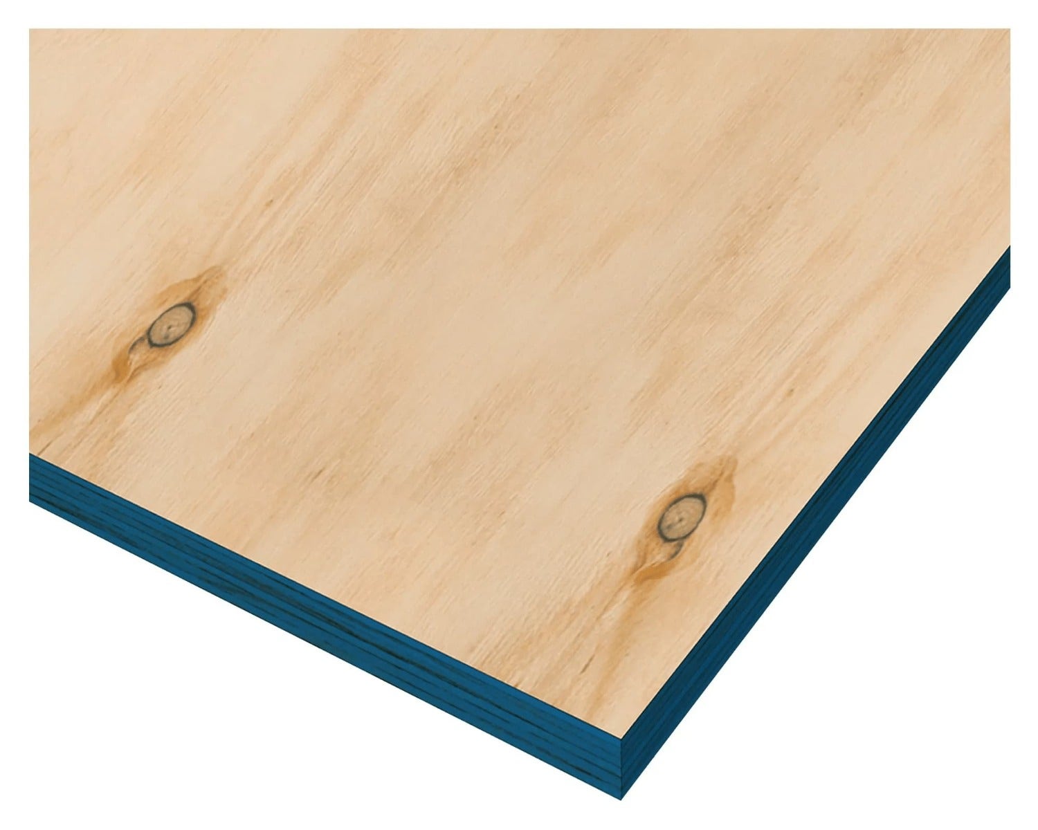 Plancha Terciado Esturctural 15mm  1,22 X 2,44  Azul *