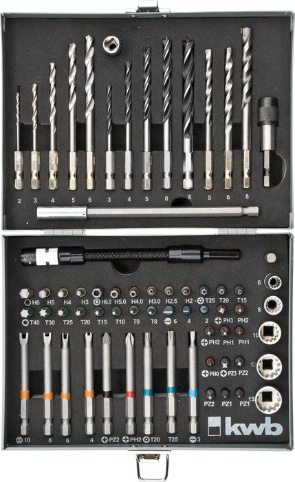 Kwb Set Puntas-Dados-Brocas Y Adap 67Pz 49106300
