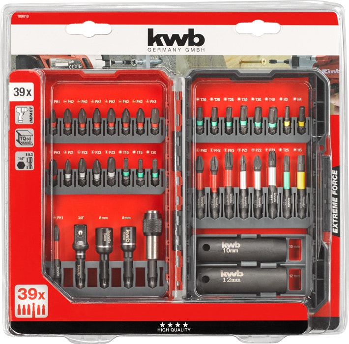 Kwb Set Puntas Impac Force 39Pz 49109010
