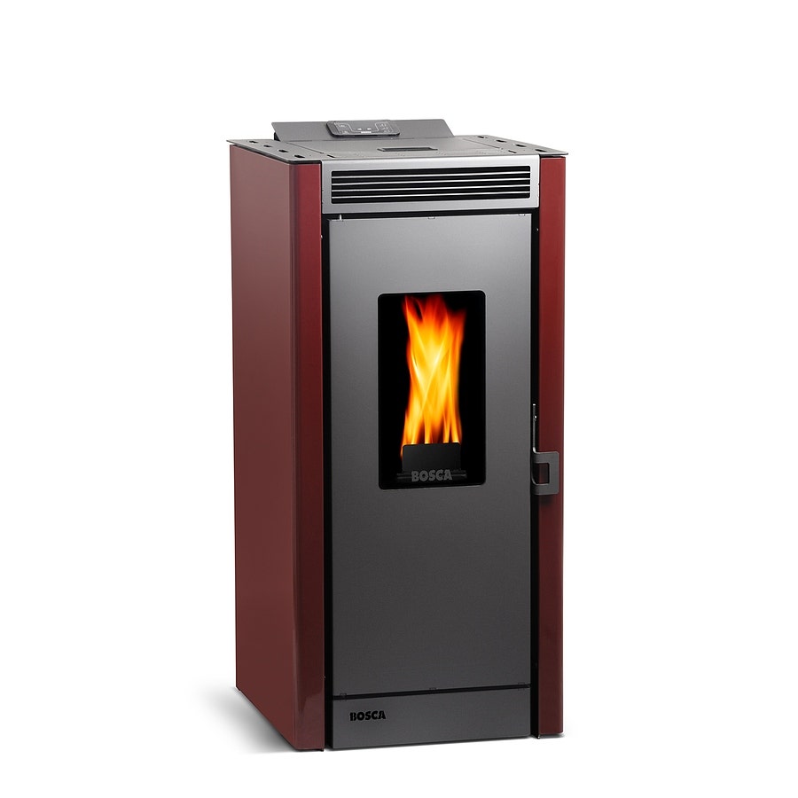 Bosca Estufa A Pellet Burdeo Black Vision