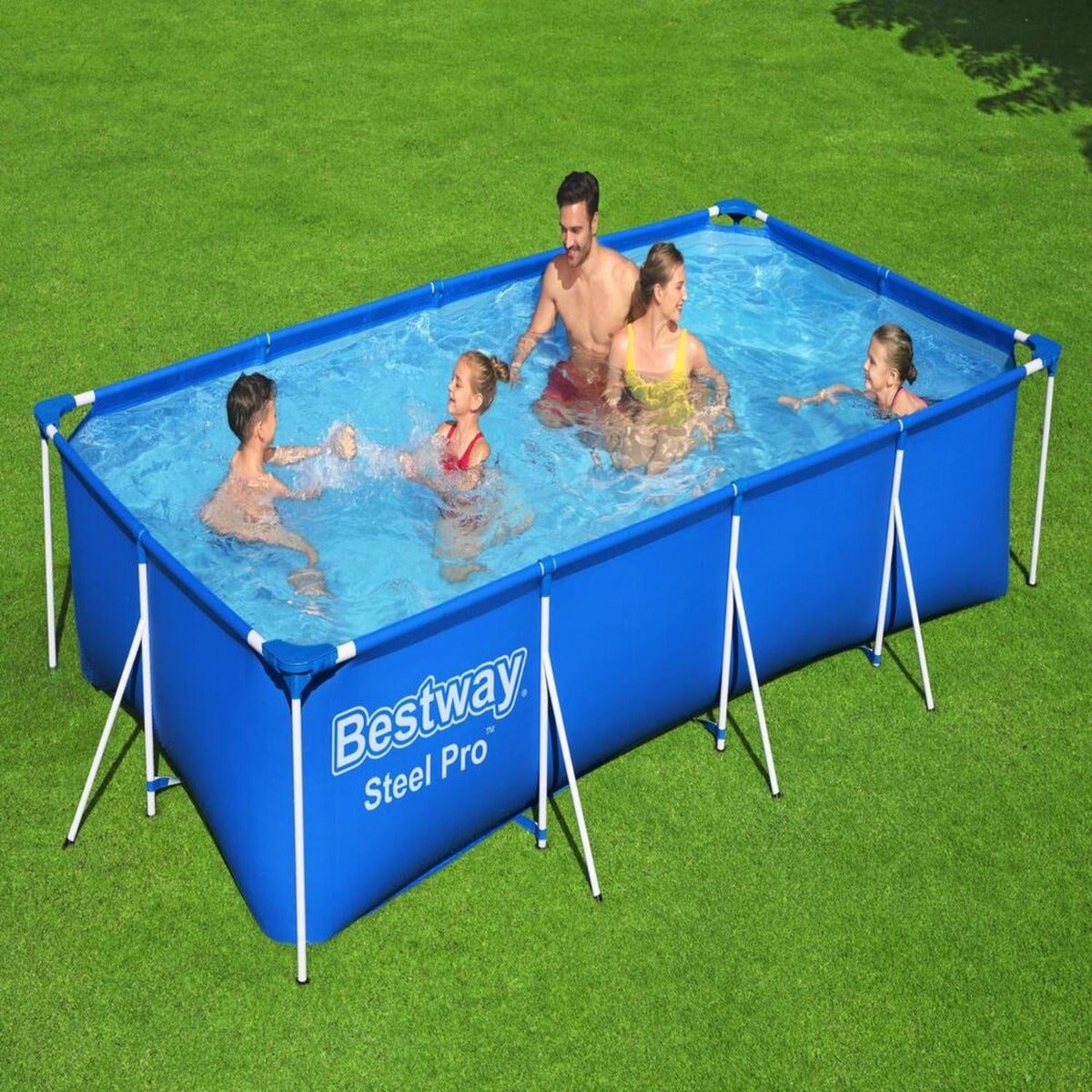 Piscina  Recta 4.00m X 2.11m X 81cm 56405 Best Way