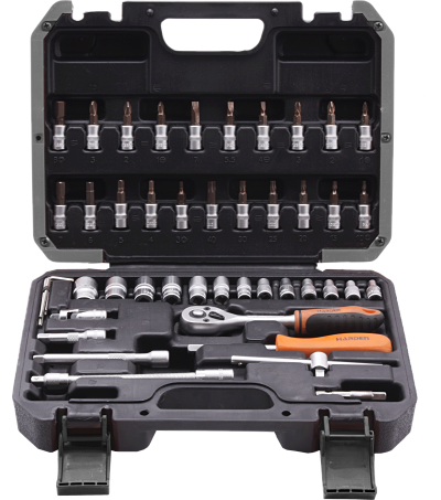 Harden Juego Llave Dado 46P 1/4" 510346