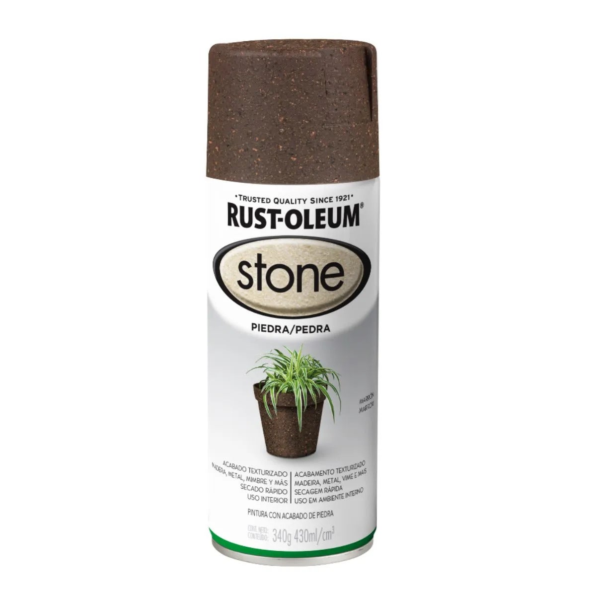 Rust-Oleum Spray Esp Piedra Marron 340Gr 314099