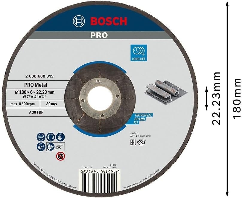 Bosch Disco Desbaste Pro 7 1/4"
