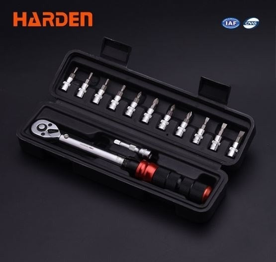 Harden Juego Llave Torque 13P 5-25Nm 1/4" 538014