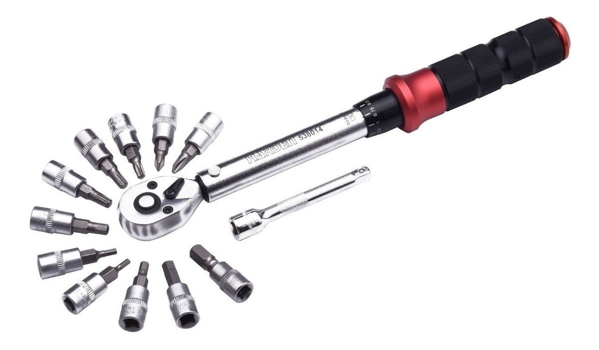 Harden Juego Llave Torque 13P 5-25Nm 1/4" 538014