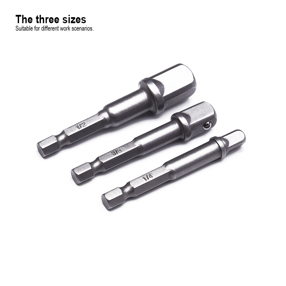 Harden Set 3Pz Adaptador Hexagonal 550733