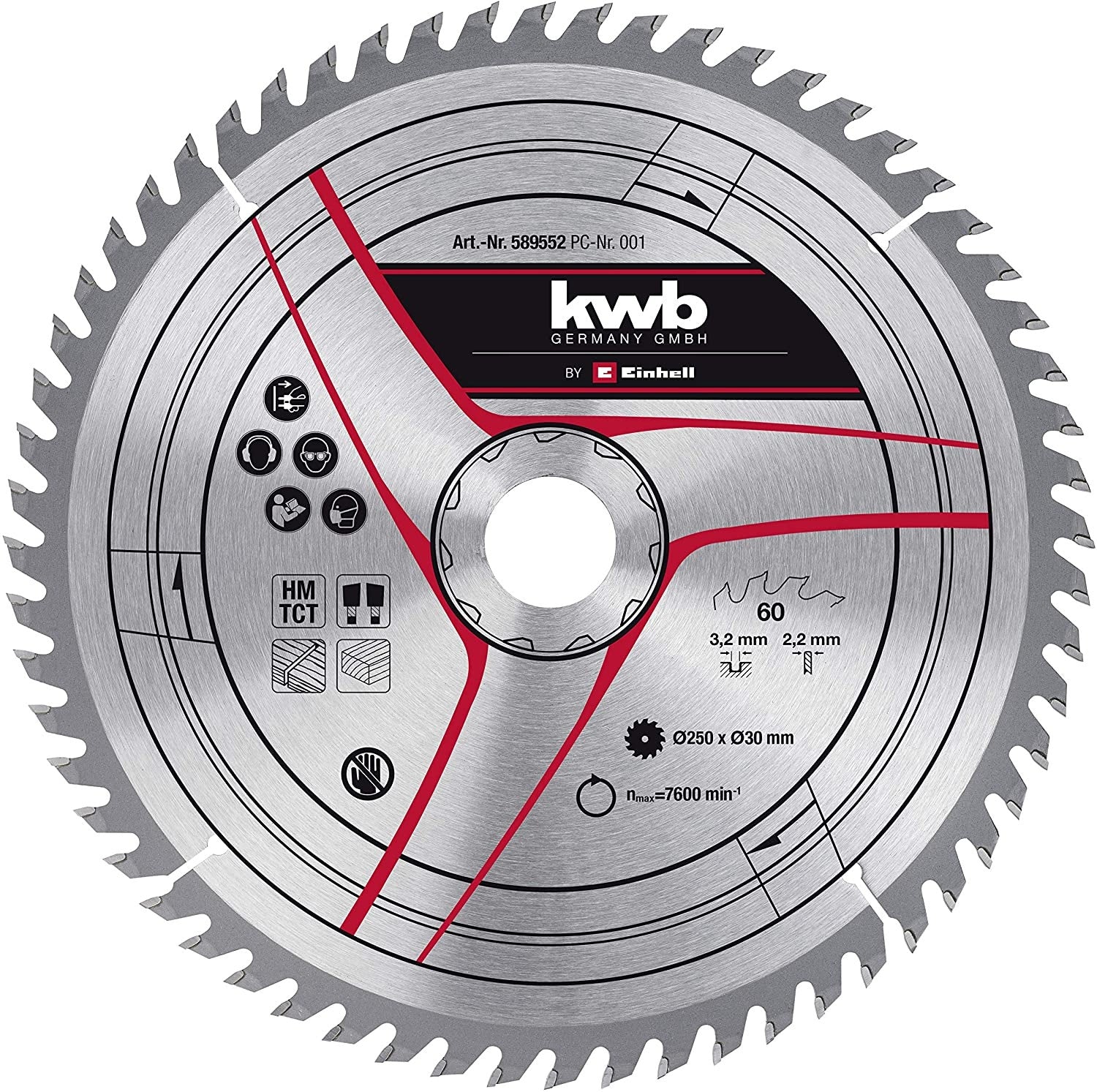 Kwb Disco Sierra Banco -Inglet. 60D250X30 49589552