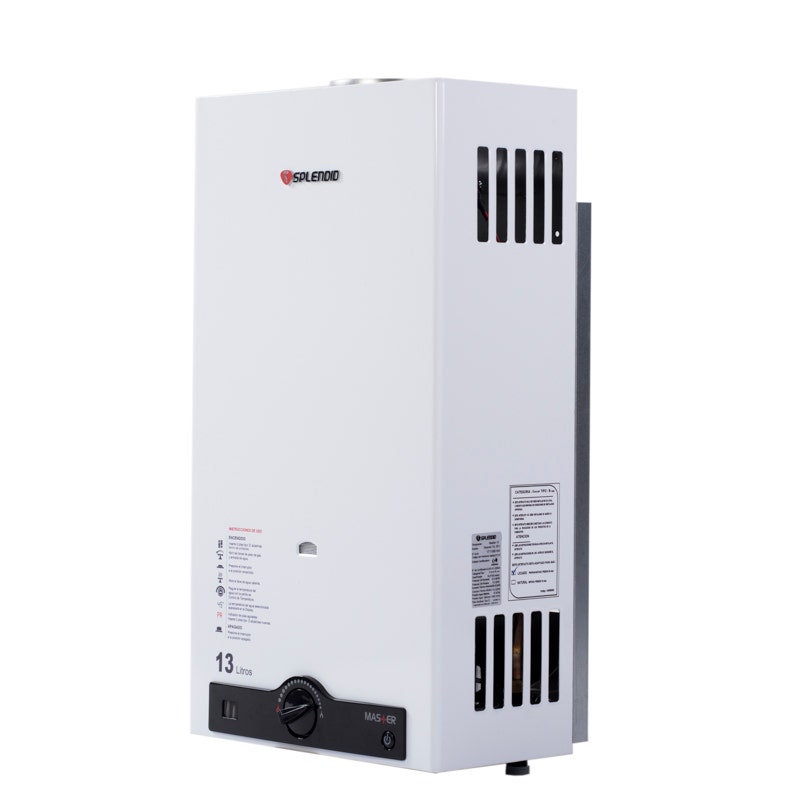 Calefon Splendid Ionizado 13 Lts Master Gas Licuado