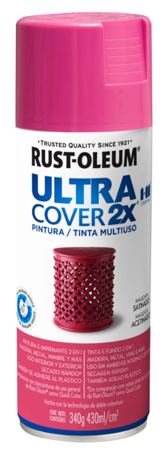 Rust-Oleum Spray Uc2X Magenta Satinado 340Gr 201019