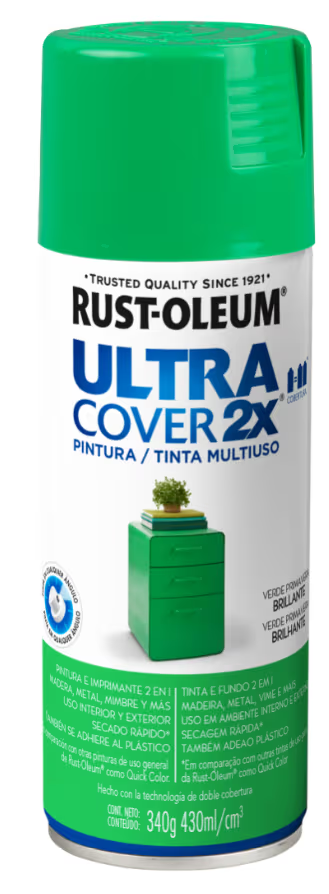 Rust Spray Uc2X Verde Primavera Brillante 340Gr 337476