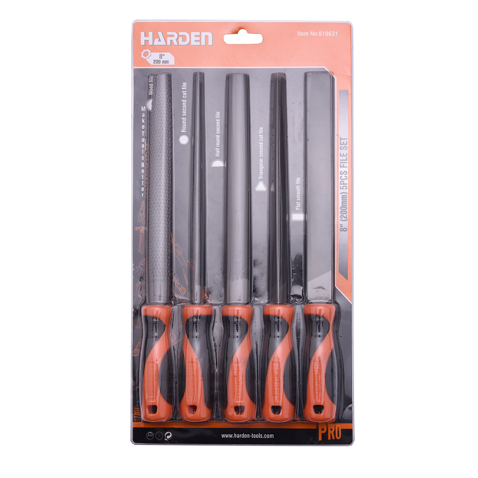 Harden Set Limas 5 Pz 8" 610631