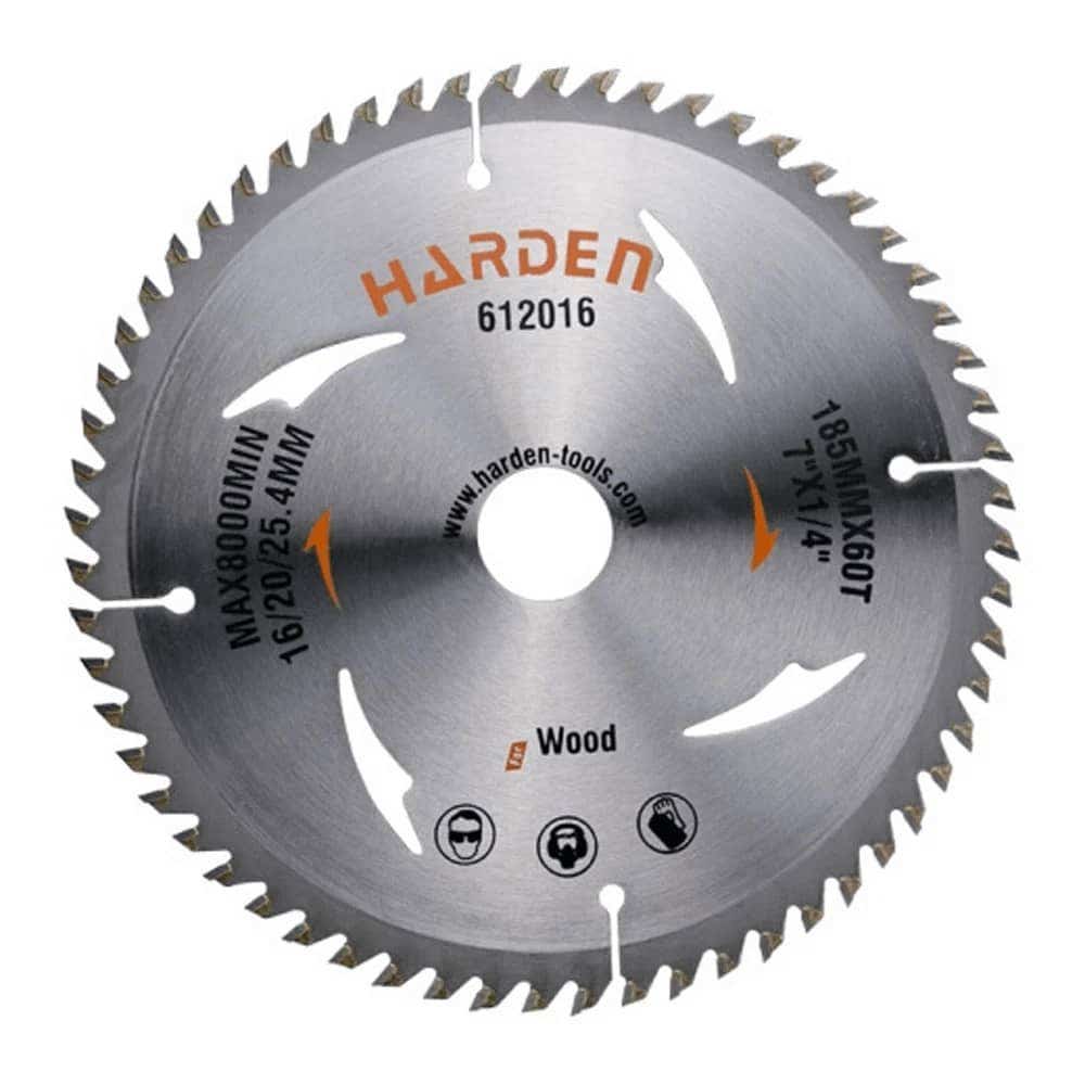 Harden Hoja Sierra Circ. 60D 7"X1/4" 612016