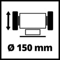 Einhell Esmeril De Banco 150 W  150 Mm 4412632 Tc-Bg 150