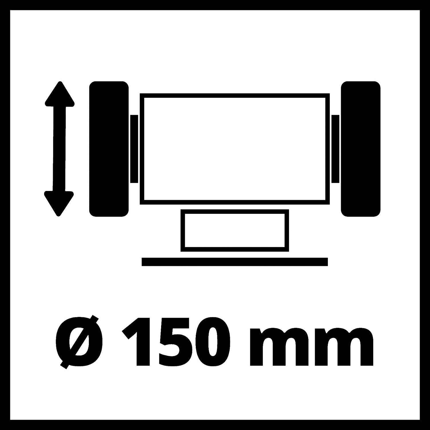 Einhell Esmeril De Banco 150 W  150 Mm 4412632 Tc-Bg 150
