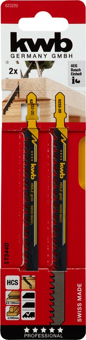 Kwb 2 Hojas Sierra Calar C/grueso - 125mm - 623220