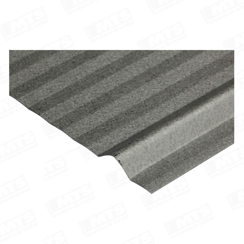 Plancha Acanalada 5v Zinc Alum 0,35 X 2,0 Mts