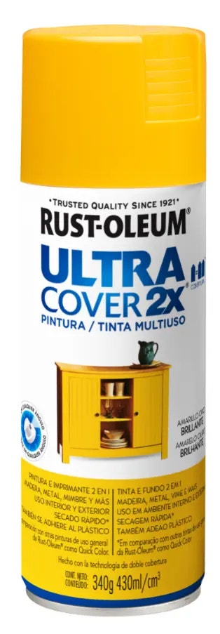 Rust-Oleum Spray Uc2X Amarillo Oro 340Gr 262190