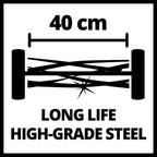 Einhell Corta Cesped Manual Con Recolector 40Cm 3414129 Gc-Hm 400