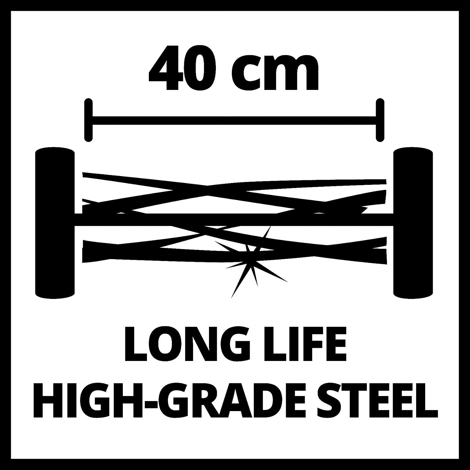 Einhell Corta Cesped Manual Con Recolector 40Cm 3414129 Gc-Hm 400