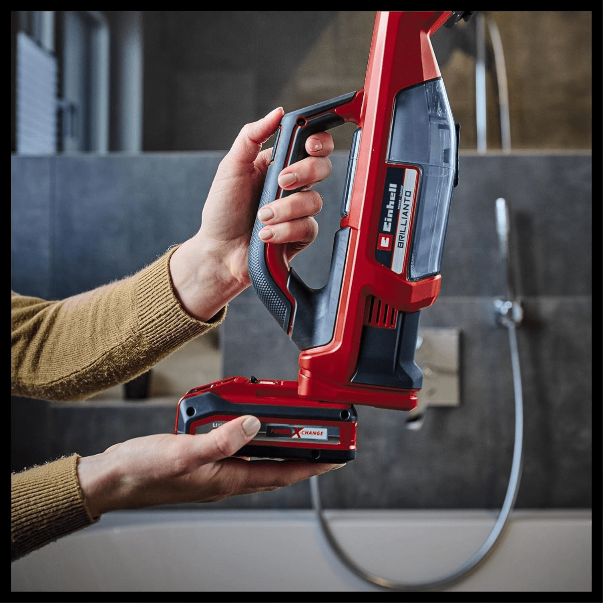 Einhell Limpiador De Vidrio Inalambrica 18V 3437100 Brillianto