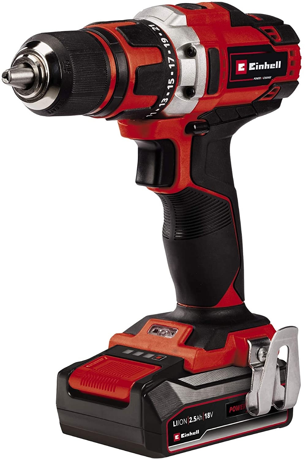 Einhell Taladro Atornillador Inalambrico 18V 451395 Te-Cd 18/2 Li-I Kit