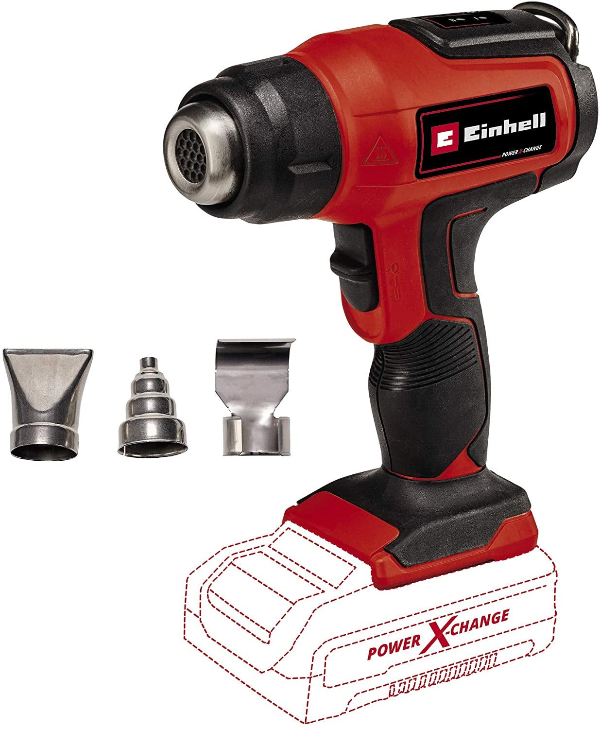 Einhell Pistola Calor Inalambrica 4520500 Te-Ha 18 Li - Solo
