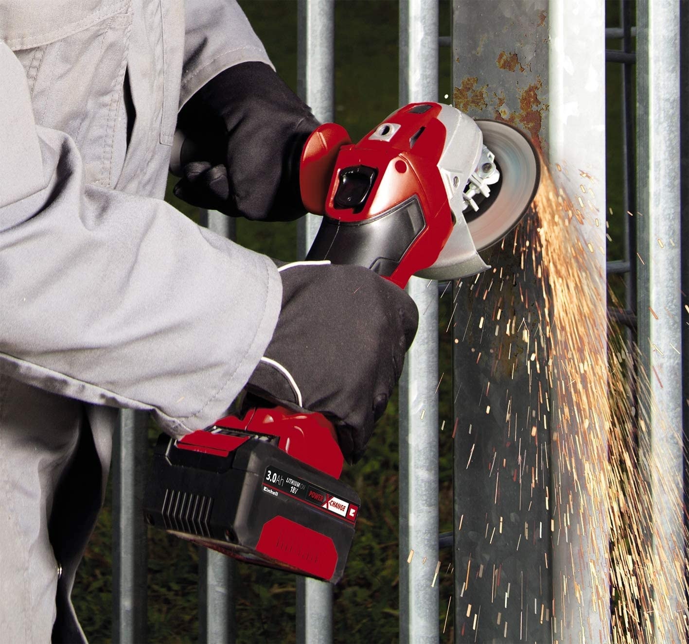 Einhell Kit Taladro + Esmeril 18V Inalambrico 4257238 Tc-Tk 18 Li Kit