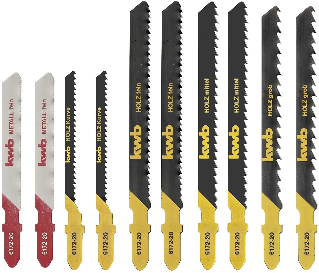 Kwb Set Hojas Sierra Calar 10Pz 49617220